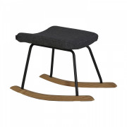 lábtartó hintaszékhez - De Luxe Black De Luxe Black